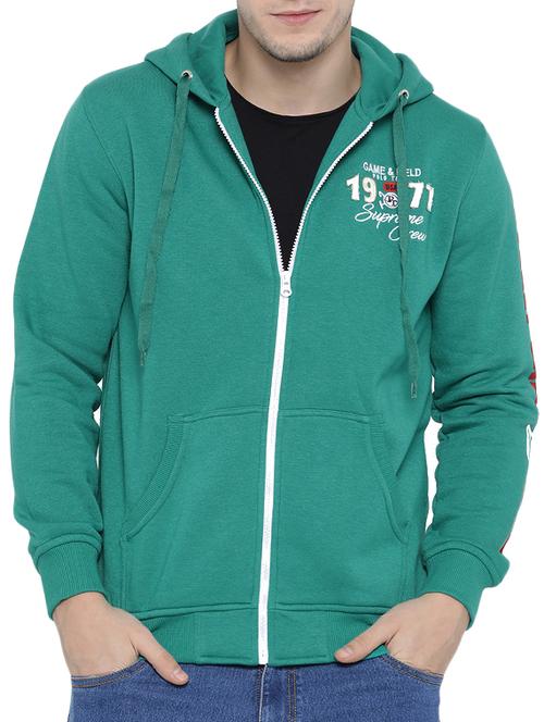 green fleece sweatshirt - 14531089 - Very Small Image - 1