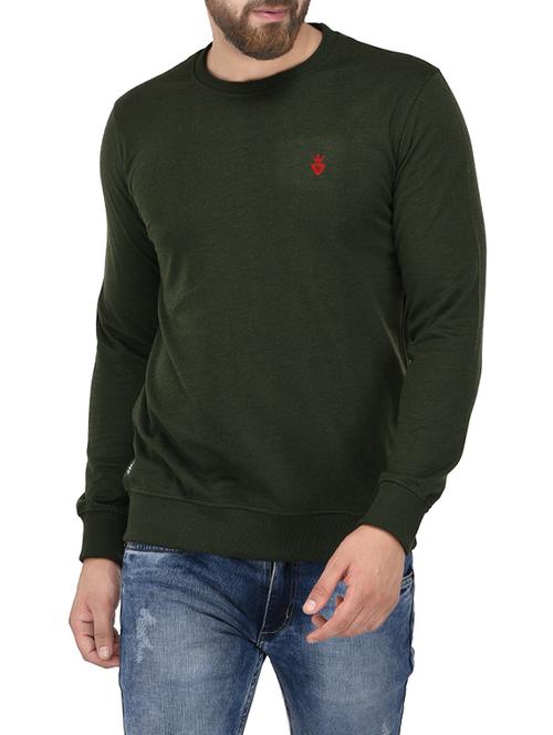 green fleece sweatshirt - 14531095 - Very Small Image - 1