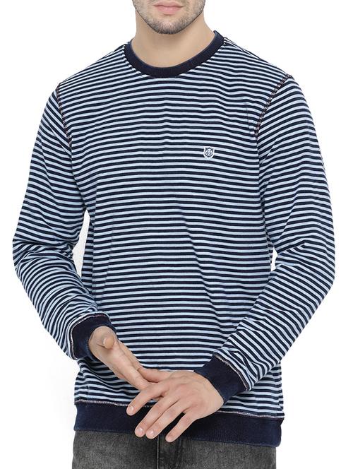 navy blue fleece sweatshirt - 14531097 - Very Small Image - 1