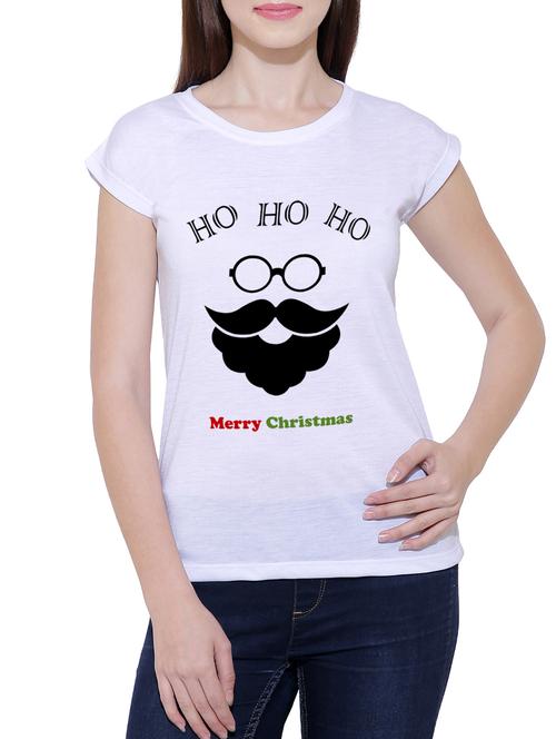 white cotton blend tee - 14531102 - Standard Image - 1
