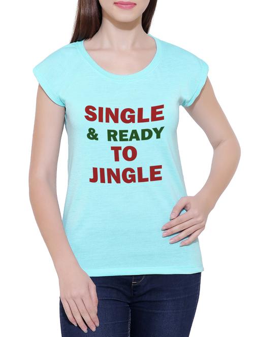 green cotton blend tee - 14531115 - Standard Image - 1