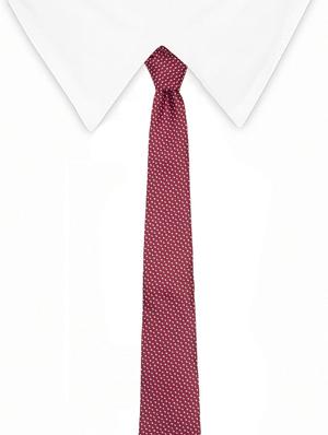 red micro fibre tie - 14531197 - Standard Image - 5
