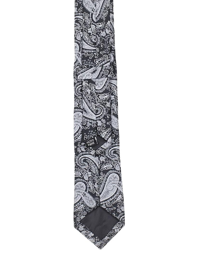 black micro fibre tie - 14531214 - Zoom Image - 2