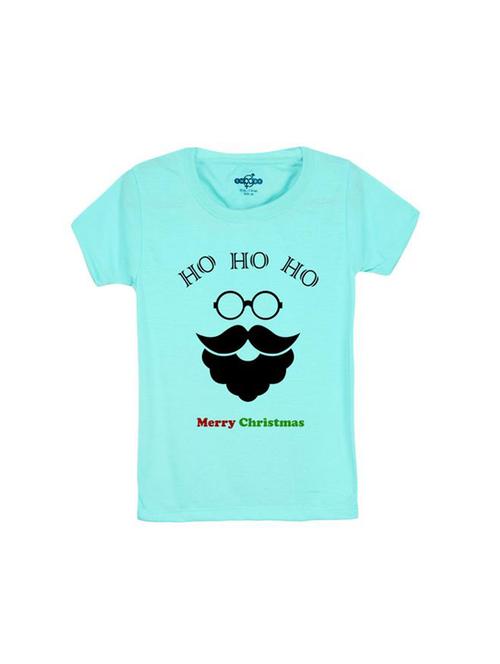 Aqua blue cotton blend t-shirt - 14531376 - Standard Image - 1