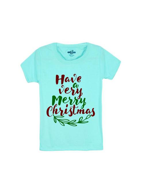 aqua blue cotton blend t-shirt - 14531381 - Standard Image - 1