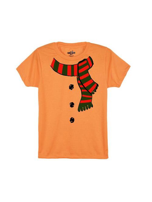 orange cotton blend tshirt - 14531393 - Standard Image - 1