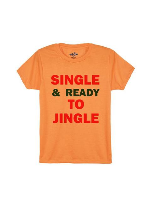 orange cotton blend tshirt - 14531398 - Standard Image - 1