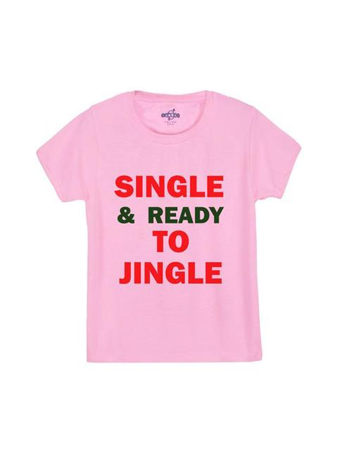 pink cotton blend tshirt - 14531399 - Standard Image - 1