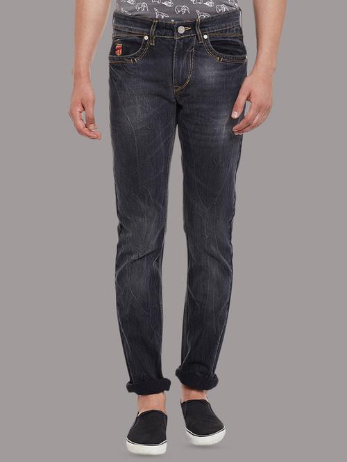 black denim washed jeans - 14531406 - Very Small Image - 1