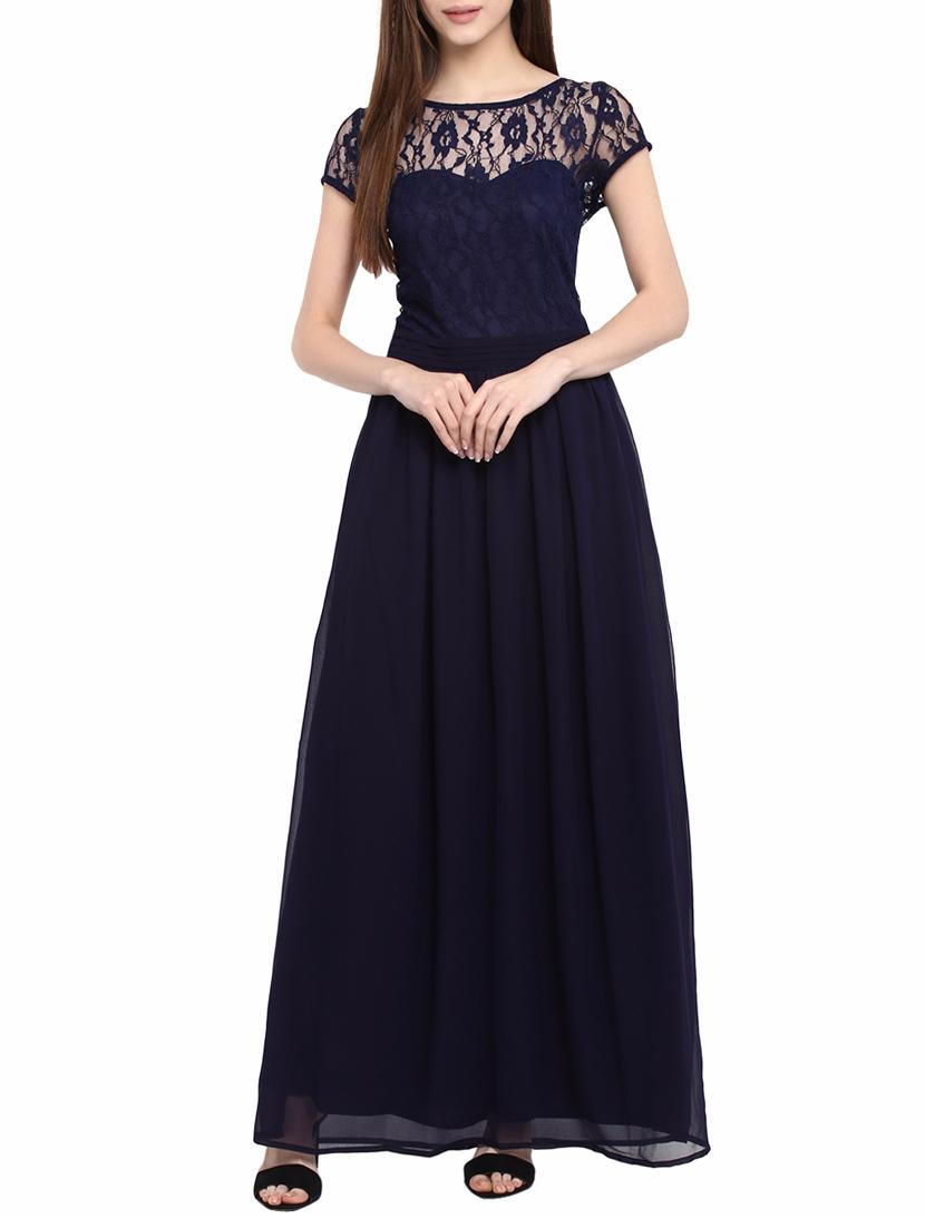 navy blue maxi dress - 14531463 - Zoom Image - 1