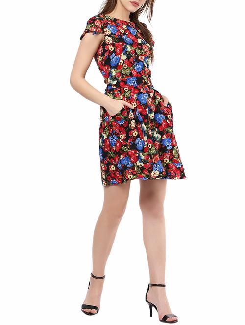 Multicolored floral dress - 14531471 - Very Small Image - 1