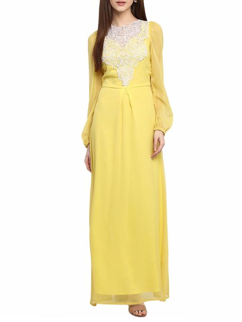 yellow maxi dress - 14531484 - Standard Image - 1