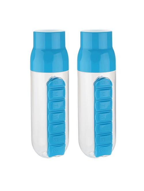 Combo of 2 pcs Pill Organizer Water Bottle 700 ml - 14531514 - Standard Image - 1