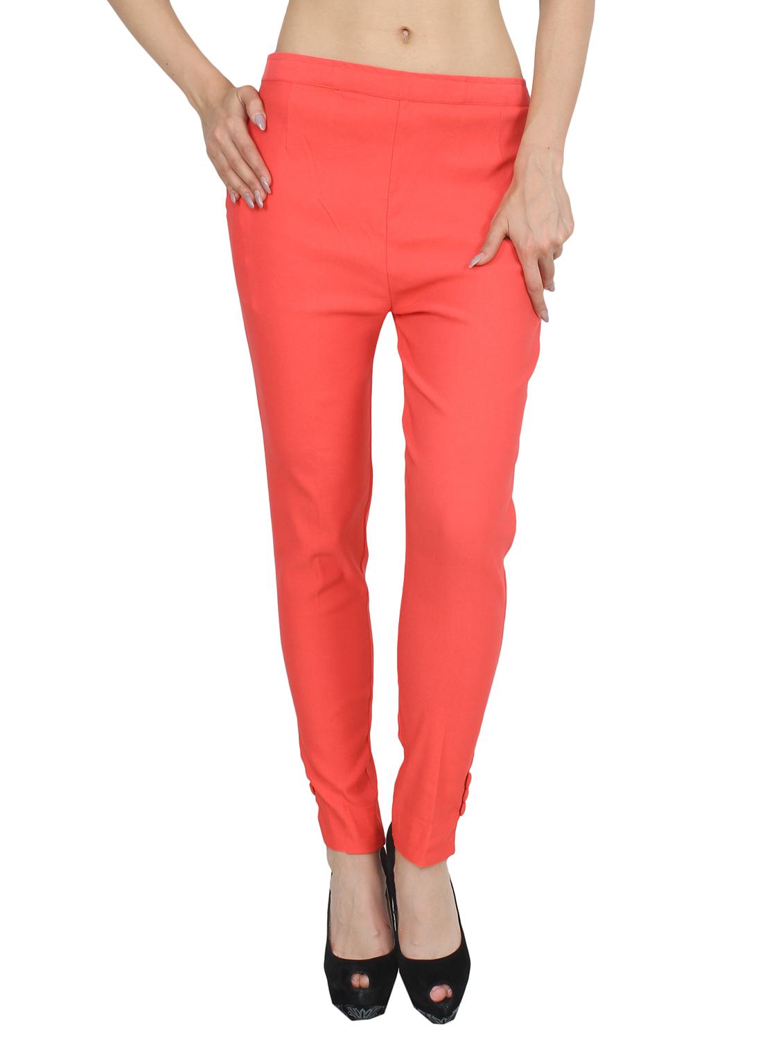 orange rayon trouser - 14531540 - Zoom Image - 1