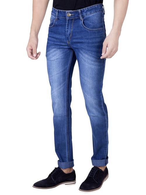 blue denim washed jeans - 14531551 - Standard Image - 1