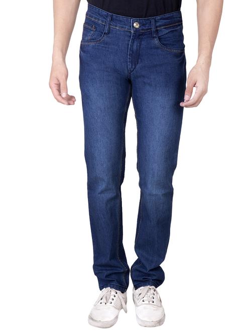 navy blue denim washed jeans - 14531556 - Standard Image - 1