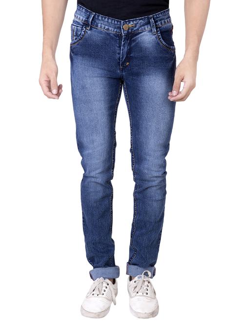 blue denim washed jeans - 14531564 - Standard Image - 1