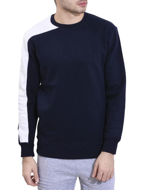 navy blue fleece sweatshirt - 14531585 - Very Small Image - 1