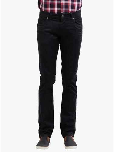 black cotton plain jeans - 14531930 - Very Small Image - 1
