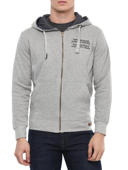grey cotton sweatshirt - 14531955 - Standard Image - 1
