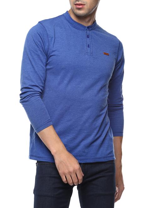 blue cotton t-shirt - 14531965 - Standard Image - 1