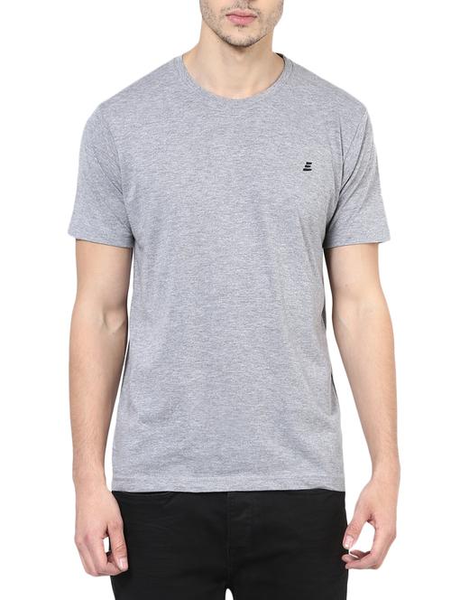 grey cotton t-shirt - 14531967 - Standard Image - 1
