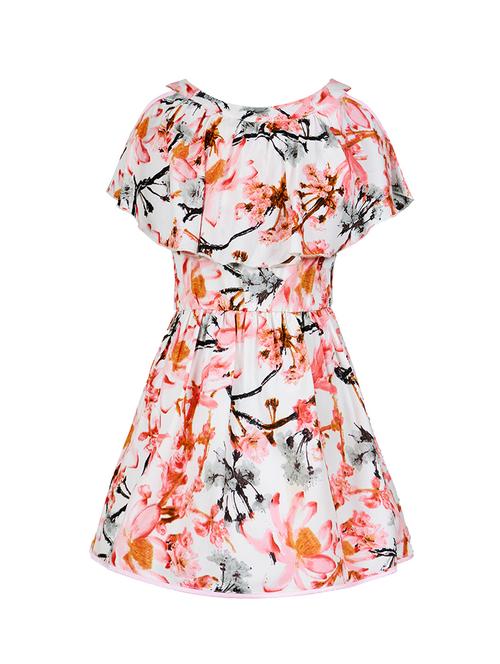 pink polyester frock - 14532493 - Standard Image - 1