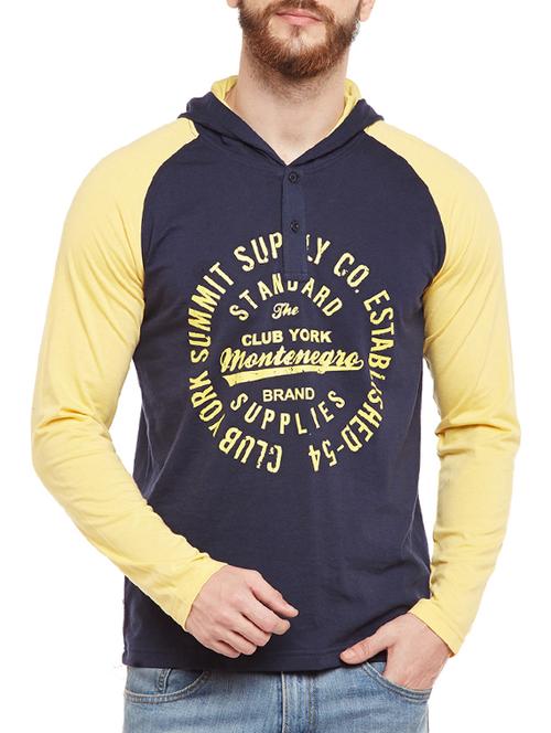 navy blue cotton raglan t-shirt - 14532513 - Very Small Image - 1