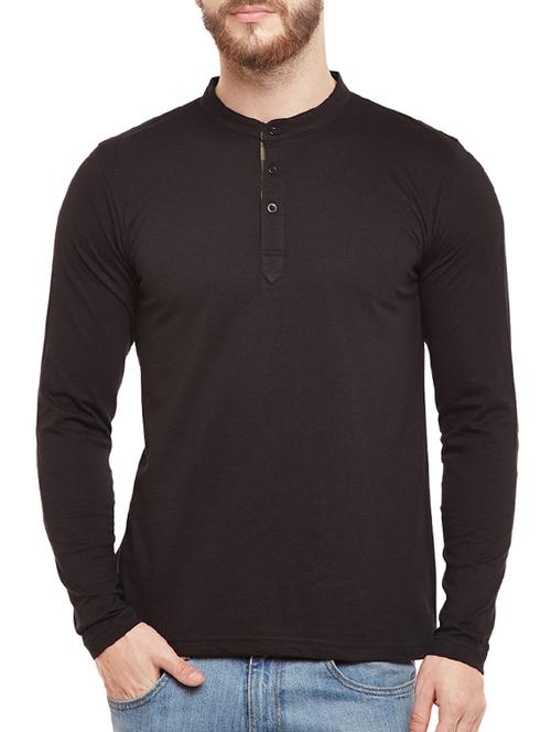 black cotton t-shirt - 14532517 - Very Small Image - 1