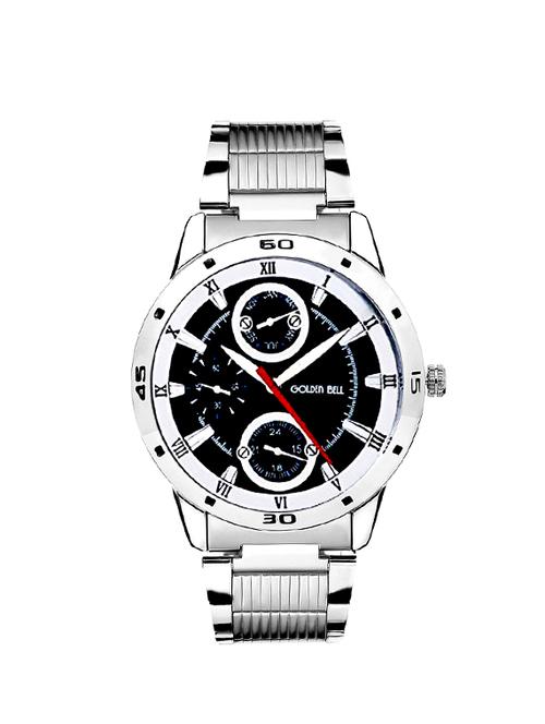 Golden Bell Original Black Dial Analog Wrist Watch for Men - GB-187 - 14533170 - Very Small Image - 1