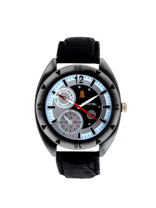 Golden Bell Silver Antique Case Analog Wrist Watch for Men - GB-221 - 14533177 - Very Small Image - 1
