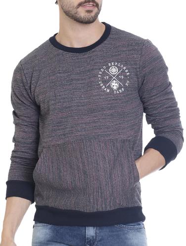 brown cotton sweatshirt - 14533420 - Very Small Image - 1