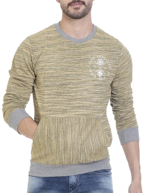 yellow cotton sweatshirt - 14533421 - Very Small Image - 1