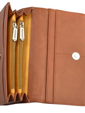 red leatherette regular clutch - 14533603 - Standard Image - 3