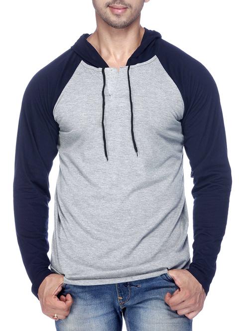 grey cotton raglan t-shirt - 14533828 - Very Small Image - 1