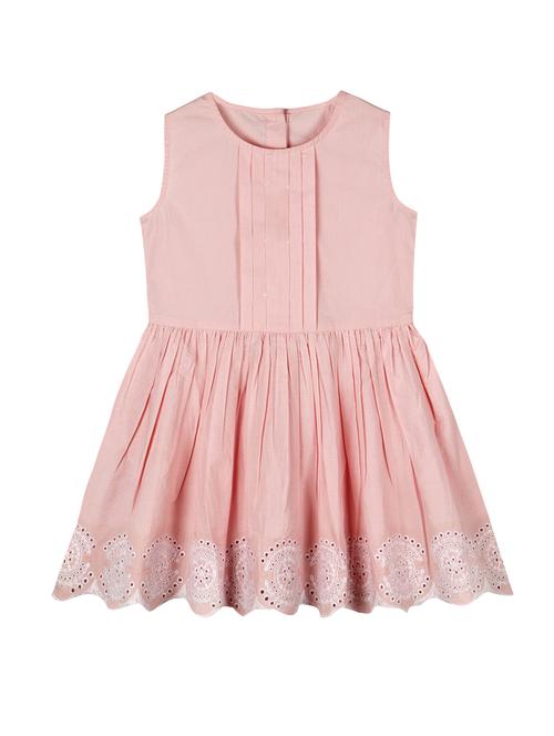 pink cotton frock - 14533983 - Very Small Image - 1