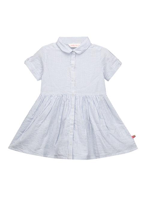 blue cotton frock - 14533985 - Standard Image - 1