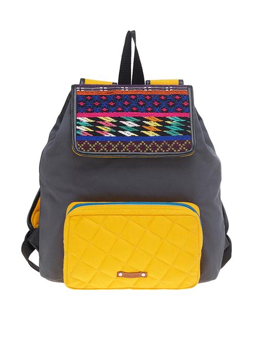 grey canvas backpack - 14534520 - Standard Image - 1