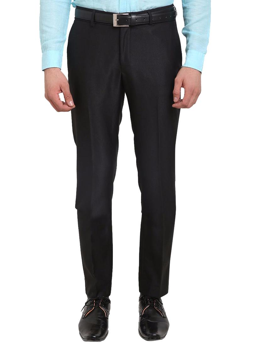 black cotton formal trouser - 14534678 - Zoom Image - 1