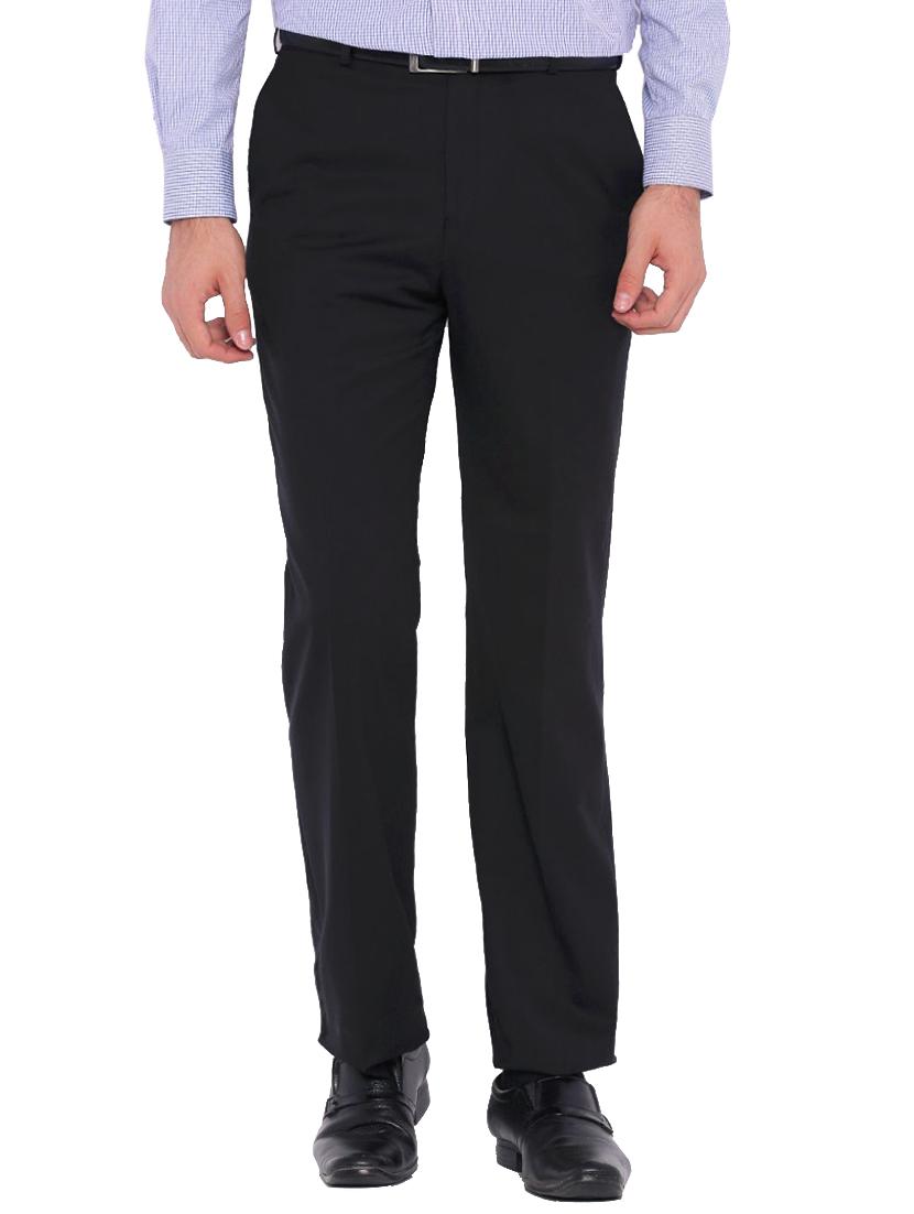 black cotton formal trouser - 14534682 - Zoom Image - 1