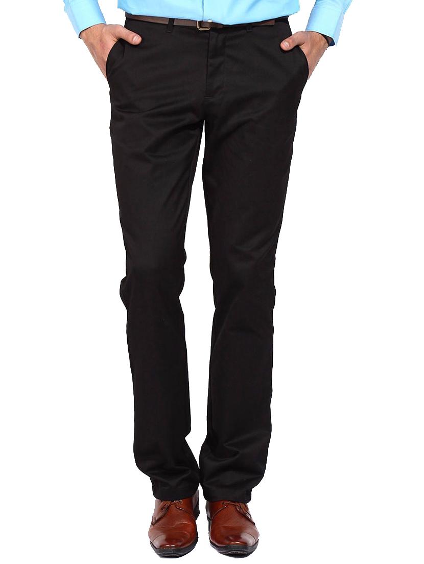 black cotton formal trouser - 14534683 - Zoom Image - 1