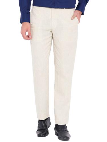 white cotton formal trouser - 14534690 - Very Small Image - 1