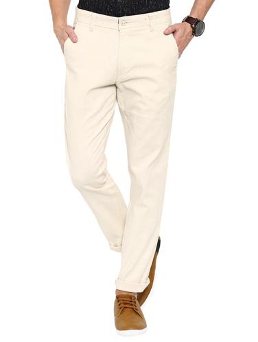 off white cotton chinos casual trouser - 14534728 - Very Small Image - 1