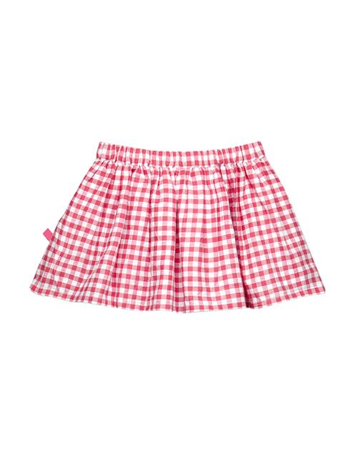 pink cotton flared skirt - 14535018 - Standard Image - 1