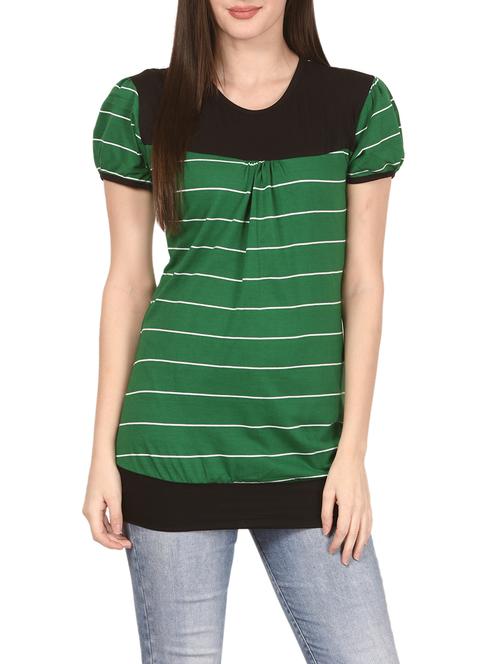 green hosery casual top - 14535272 - Very Small Image - 1