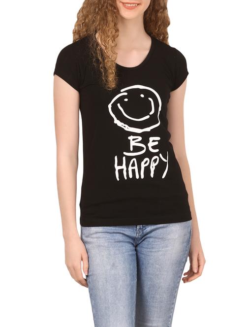 black hosery casual tee - 14535278 - Very Small Image - 1