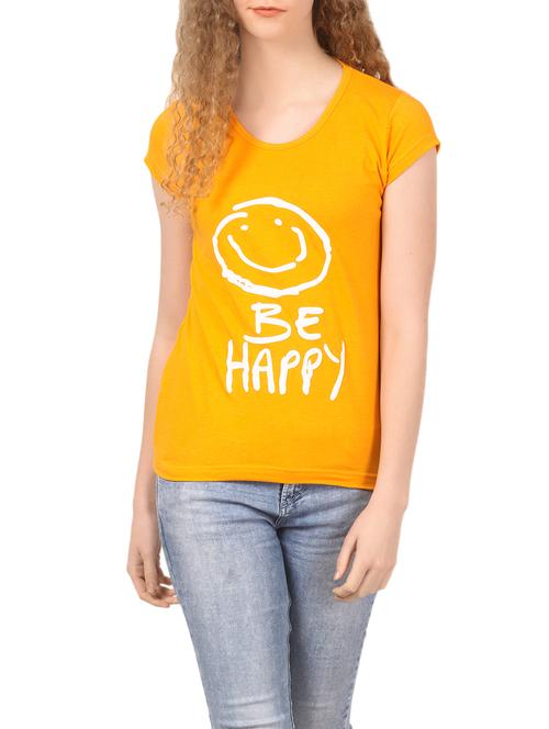 yellow hosery regular tee - 14535282 - Very Small Image - 1