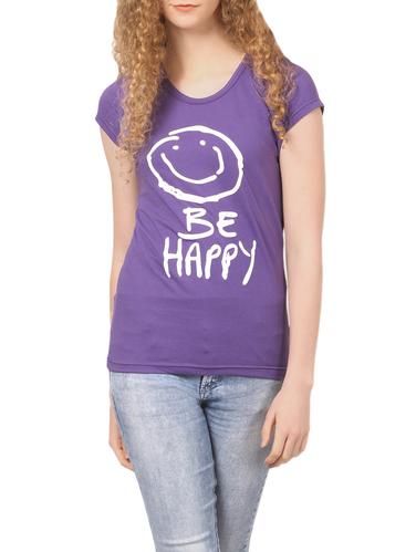 purple hosery casual tee - 14535285 - Very Small Image - 1
