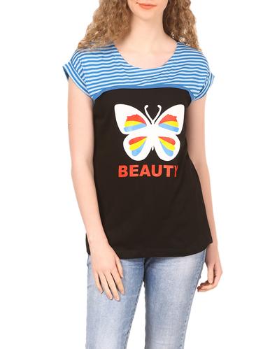 black hosery casual top - 14535291 - Very Small Image - 1