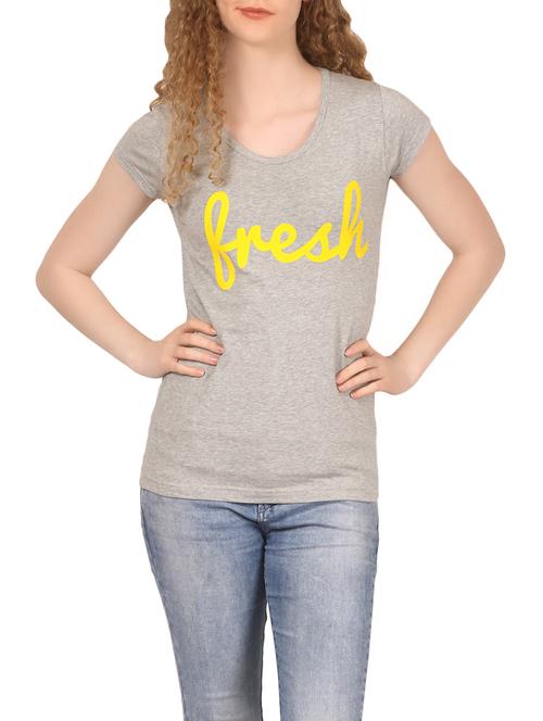 grey hosery casual tee - 14535352 - Very Small Image - 1